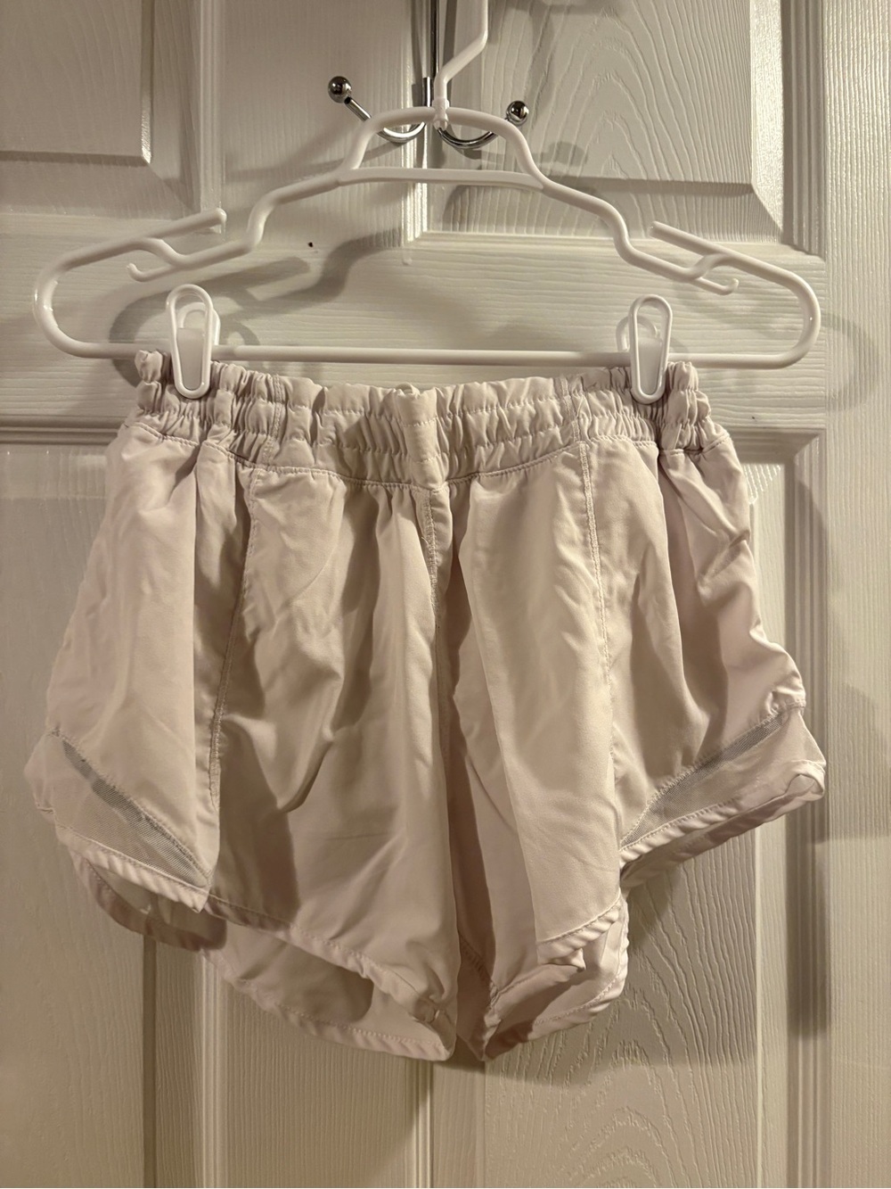 Varsity Cheer white athletic shorts